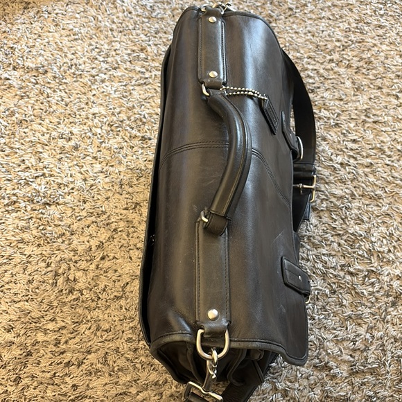 Coach Black Leather Briefcase - Picture 7 of 16